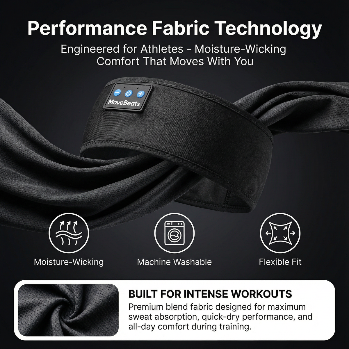 MoveBeats - wireless music headband