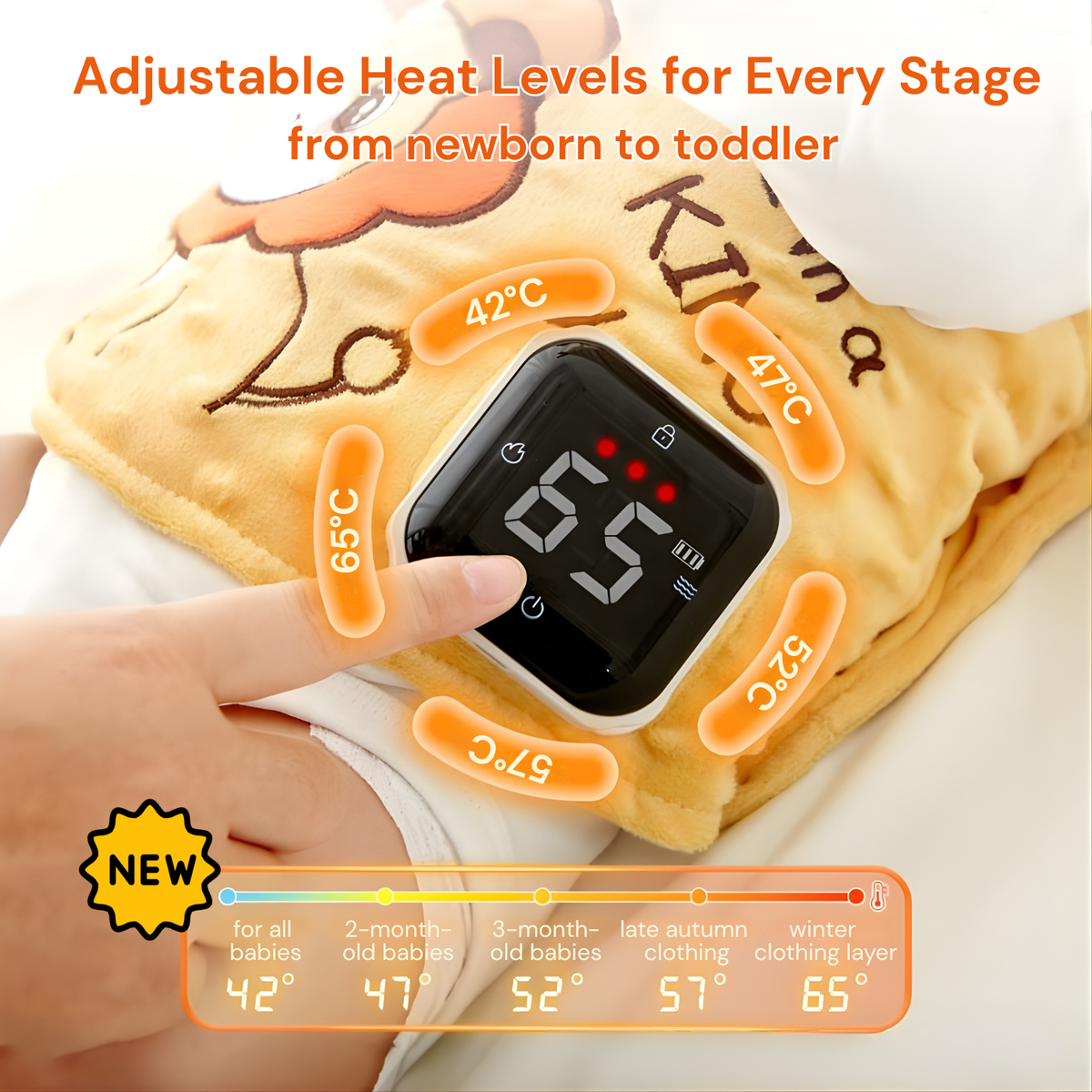 GlowHug – Infant Heating & Massage Belt